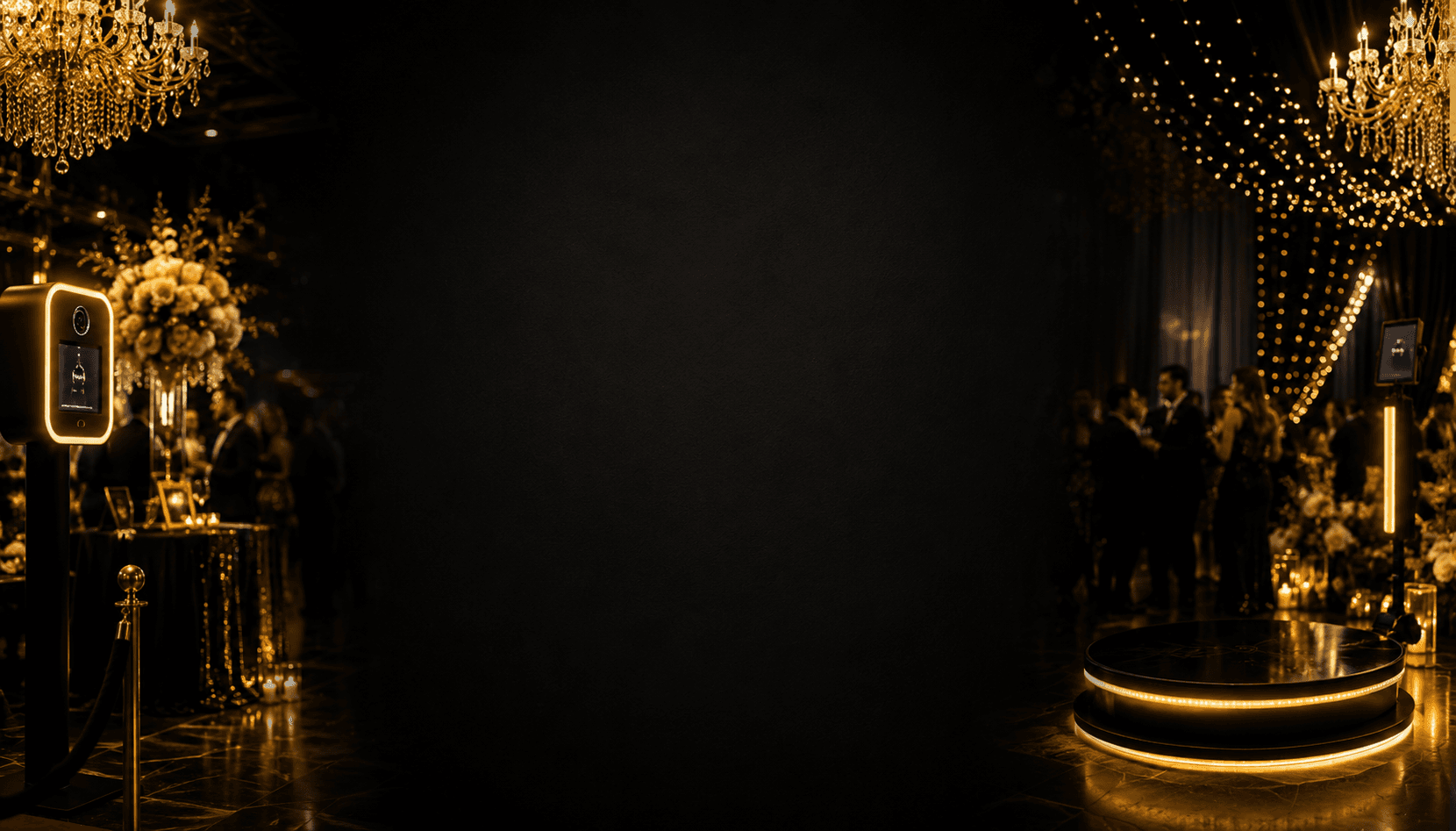 Luxury event photobooth