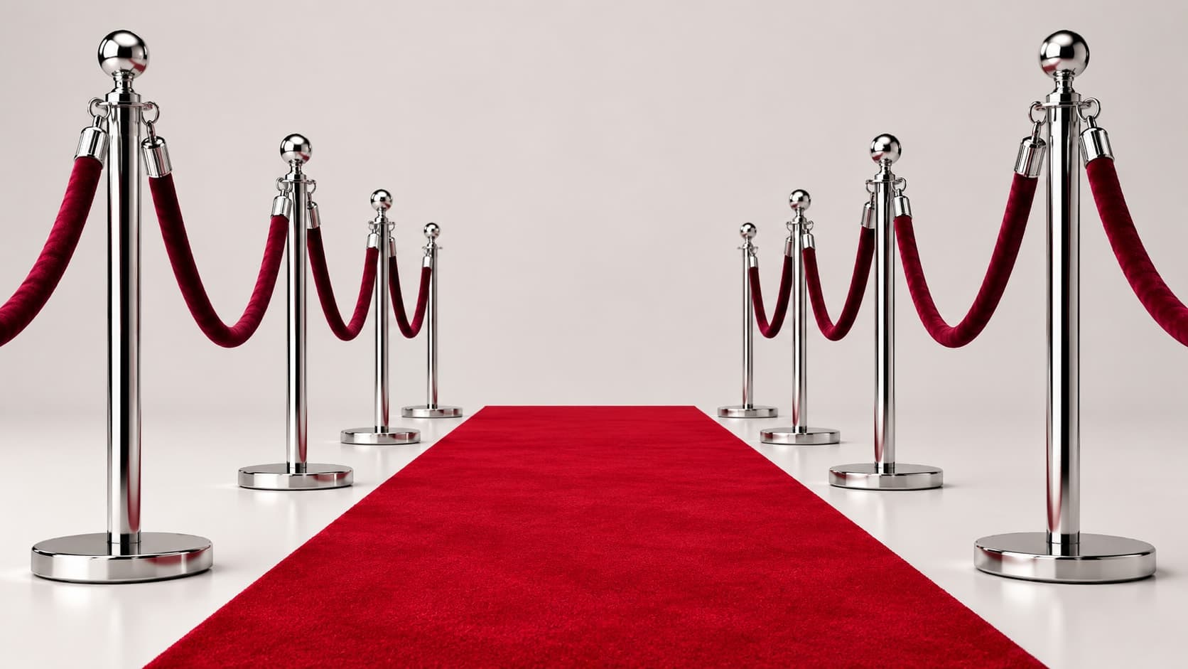 Red Carpet Runner for Party Felt